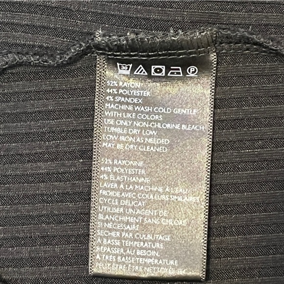 Urban Ooufitters Millie Ribbed Bodycon Mini Dress. Black Size M #989 - Picture 8 of 8